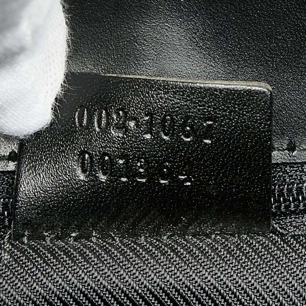 GUCCI Authentic Black Leather Jackie Shoulder Bag - Picture 10 of 10